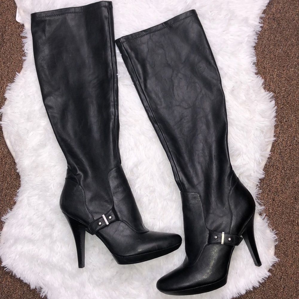 NWOT Nine West Knee High Heel JAELYNN leather boot